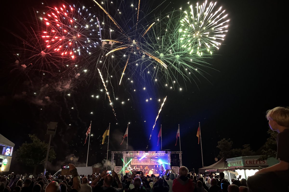 Feuerwerk am Nachthimmel